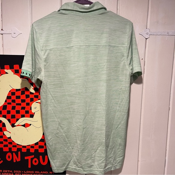 Green Oakley Golf Shirt - Picture 2 of 2
